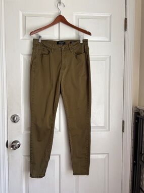 Judy Blue Olive Green Slim Fit Stretch Pants Size 16W